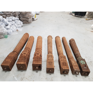 Portavelas de Pilar DECORE de madera maciza para bodas Estilo vintage ecológico para Navidad y muebles de sala de estar - Product Image 5