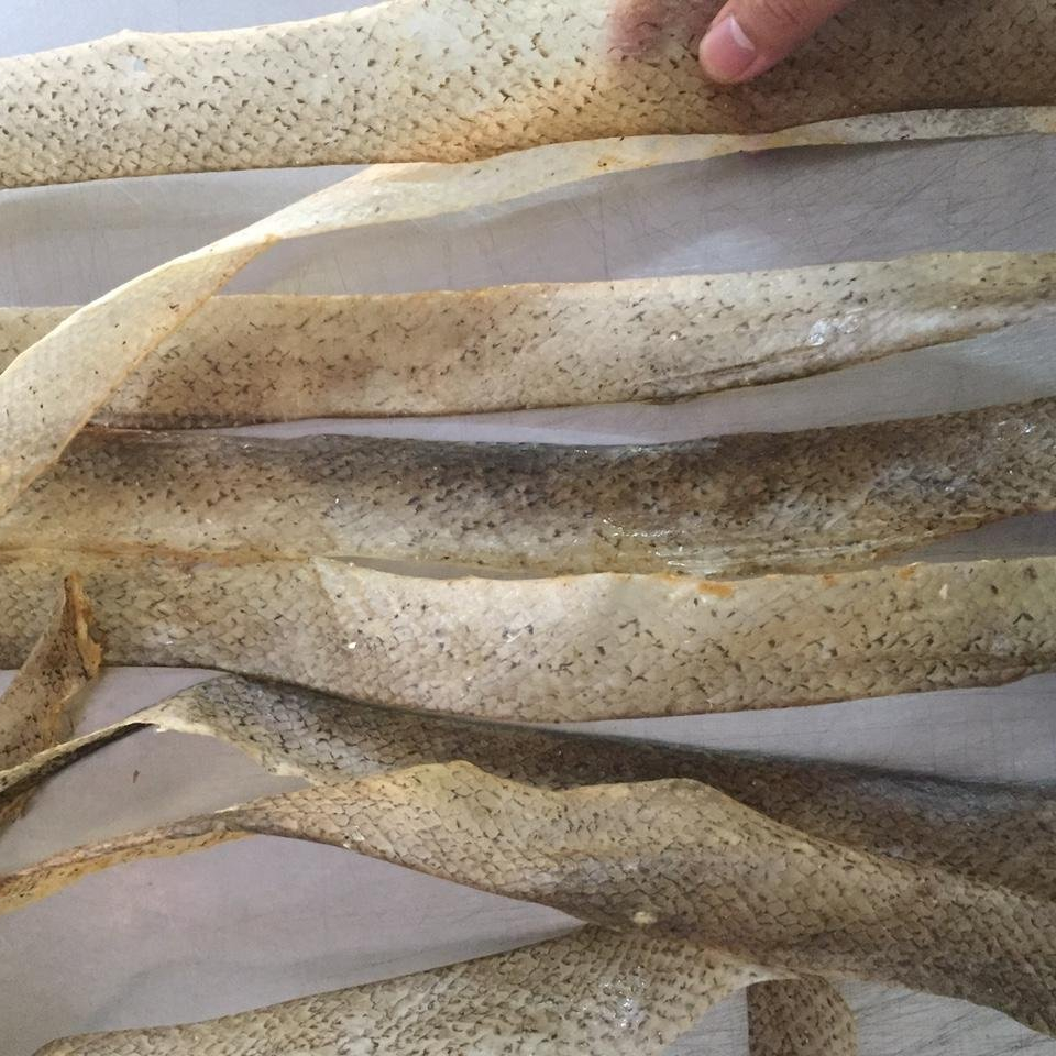 Хрустящая соленая яичная Рыбная кожа, закуска из морепродуктов/жареная Рыбная кожа из Вьетнама/Катти