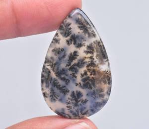 Cabochon turque en Agate, 1 pièce, pierre précieuse, dydrite opale, pierre précieuse, fleur naturelle, ample - Product Image 2