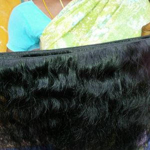 Extensions de cheveux indiens péruviens 100% vierges 9A faisceaux à double trame Extensions de cheveux humains en vrac de type cheveux raides d'exportation de pluie - Product Image 1