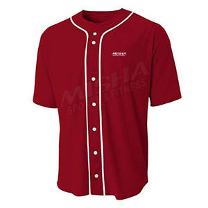 Good Quality Wholesale Price Men Baseball Jersey Top Selling Training Wear Baseball Jersey - Product Image 2