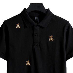 T-Shirt manches courtes pour hommes, extensible, en coton, grande taille, été, 2020 - Product Image 6