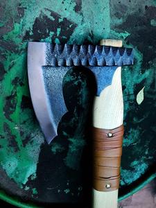 Custom handmade High carbon steel <b>axe</b> outdoor <b>camping</b> tool Forest Survival Tomahawk <b>Axe</b>, Christmas Gift Pack - Product Image 4