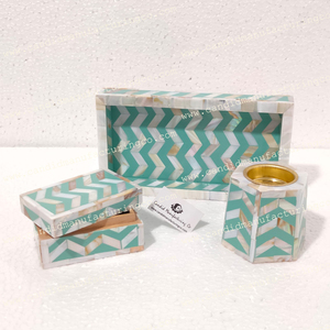 Bandeja especial para madre de incrustaciones, caja Mubkhar con juego de bandejas, quemador de incienso Bakhoor, juego de regalo Natural Madkhan - Product Image 4