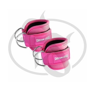 Mejor Venta caliente de neopreno ajustable tobillo D anillo de levantamiento de peso de entrenamiento de Fitness, correa en el tobillo - Product Image 4