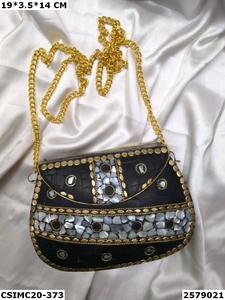 Bolso de noche de mosaico de metal exclusivo de diseñador para mujer, monedero estampado multicolor hecho a mano para bodas y fiestas - Product Image 3