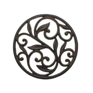 定制logo印花批发手工制作现代优雅经典设计师独特装饰厨房铸铁三角