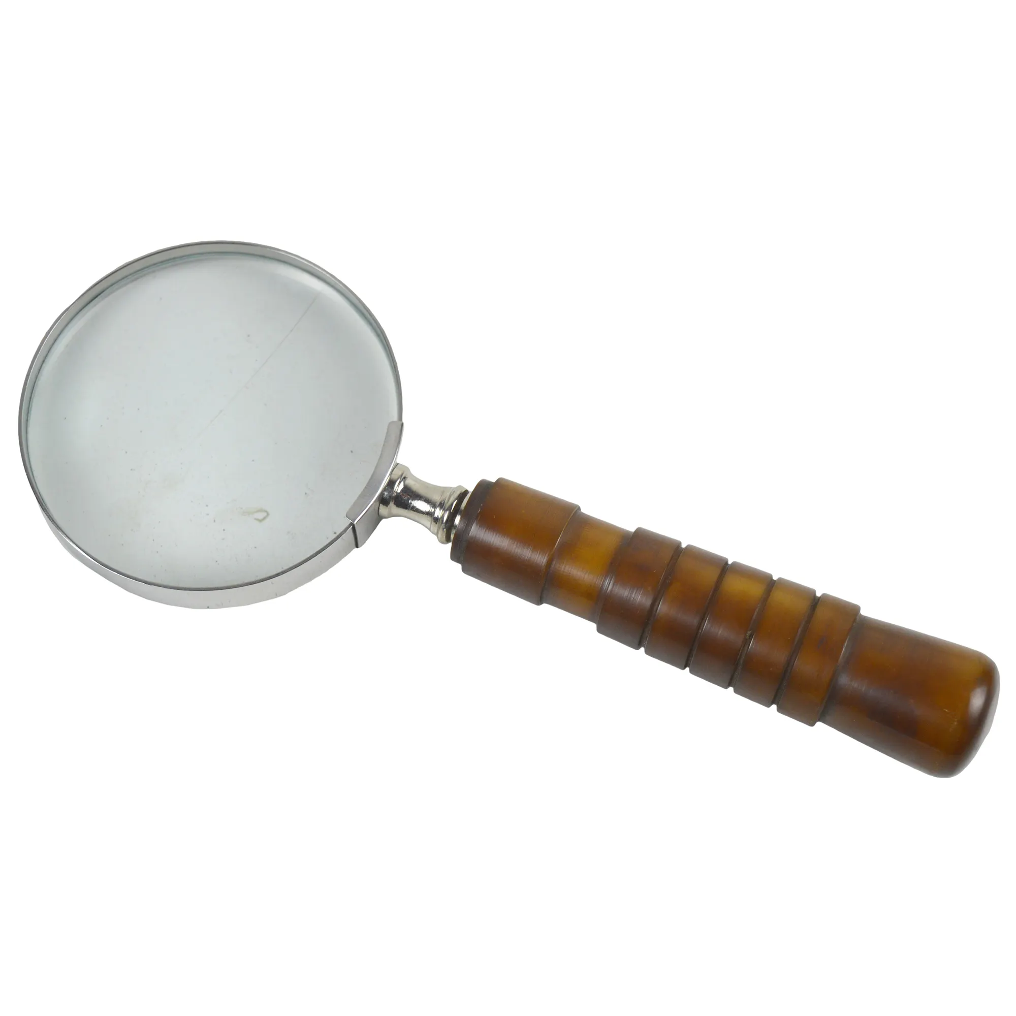 Wooden Handle Magnifier Glass Best For Reading Map Book And Magazine Quotes Magnifier Glass Brown Polished Finishing