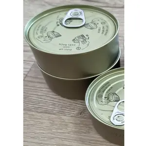 High Quality Tin Free Steel Metal Can For Food Packing From Vietnam Tuna Cans Exported Custom Logo Colorful Aluminum