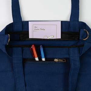 Eco-Friendly Canvas <b>Tote</b> Bags Cotton Handle Shoulder Strap Custom Printed Logo BSCI Certified Made Vietnam Customizable Shopping - Product Image 4