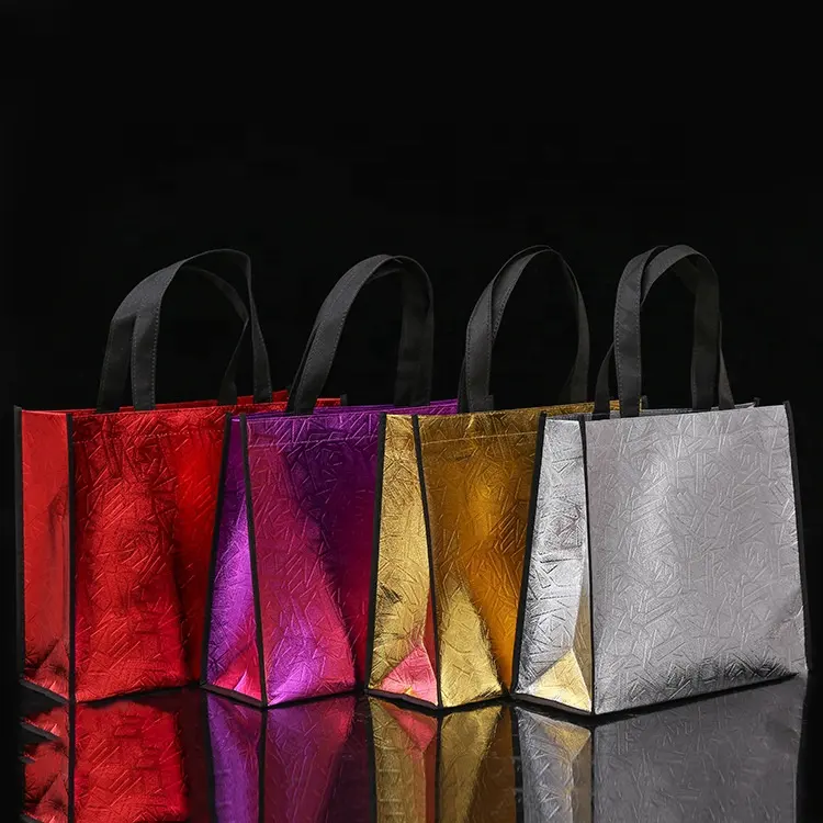 RPET Recycle Wholesale Carrying Die Cut Laminated Shopping Non Woven Bag