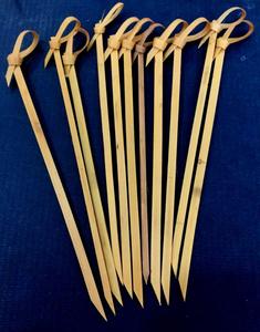 Pinchos de paleta de bambú barbacoa pinchos de bambú palos de cóctel para barbacoa, Kebabs, hamburguesas, cócteles (Kaylin WS + 84 817092069 - Product Image 5