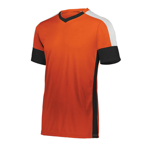Design Your Own High Quality Best Design Soccer Jersey with Digital Printing Short Sleeves V-Neck Unisex 100% Polyester - Product Image 6