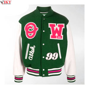 Chaqueta Letterman de alta calidad personalizada de chenilla bordada chaqueta de béisbol al por mayor chaqueta universitaria unisex - Product Image 6