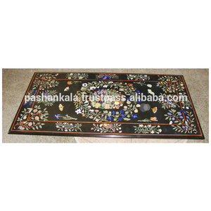 ท็อปโต๊ะอาหารหินอ่อนฝังลาย Pietra Dura - Product Image 1