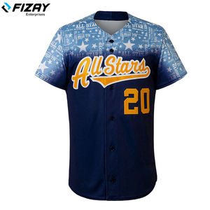 2022 superventas FIZAY ENTERPRISES hecho a medida 100% poliéster béisbol y softbol desgaste al por mayor uniforme deportivo para hombres - Product Image 2