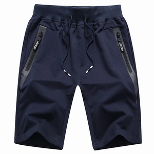 Pantalones cortos deportivos con estampado personalizado para hombres y mujeres, ropa de entrenamiento de poliéster de secado rápido, bolsillo impermeable en la cintura, opción de talla grande - Product Image 2