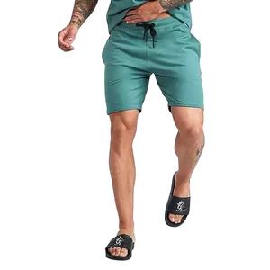 Short de fitness personnalisé pour hommes, avec poche zippée, taille élastique, style athlétique en spandex pour impression numérique - Product Image 1