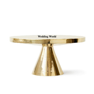 Mayorista de soporte de pastel de metal Excelente calidad Soporte de pastel de lujo hecho a mano Soporte de pastel de metal decorativo de color personalizado - Product Image 6