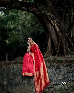 Pure pattu saree-Colección de diseñador con estampado de bloques, ropa india para mujer, para boda y ocasión especial - Product Image 3