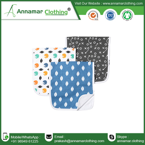 Gasa de muselina orgánica 100%, paño para eructar de bebé de 2 capas con etiqueta y embalaje de logotipo de diseño personalizado, producto de etiqueta privada - Product Image 3