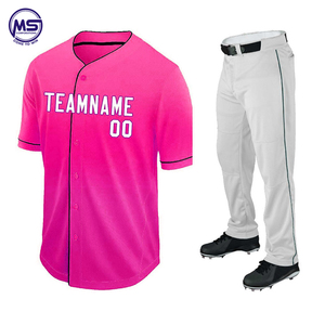 Camisetas de béisbol personalizadas, uniforme de béisbol 100% poliéster en blanco, diseño barato, venta al por mayor - Product Image 2