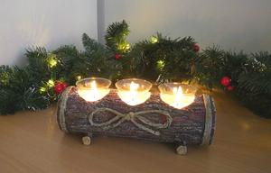 BRASSWORLD INDIA Handmade Three-Joint Brass <b>Tree</b> <b>Branch</b> Candle Stand Elegant Tall Metal Design for Home Decoration - Product Image 2