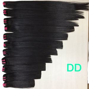 Faisceaux de cheveux humains vierges bruts non transformés de 26 pouces à cuticules alignées os perruques à tissage droit dentelle extensions tissées vietnamiennes - Product Image 2