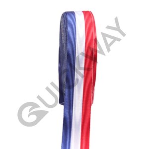 Al por mayor logotipo personalizado impreso algodón e hilo tela medalla personalizada Moire cintas para ocasiones ceremoniales - Product Image 5