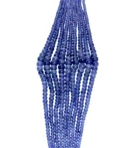 Cuentas de tanzanita, piedras preciosas, hebras de graduación DIY, gemas Rudra, azul Natural suave, 6-14mm, 100 gramos en; 10122740 pulido en tercer lugar - Product Image 2