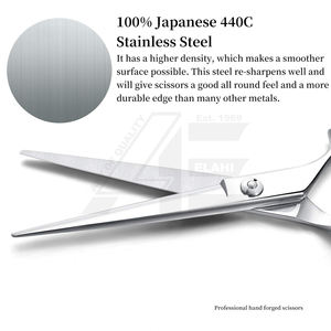 Ciseaux de coiffure professionnels avec grandes poignées ergonomiques pour barbier et styliste, ciseaux de coupe de cheveux pour salon 2026 - Product Image 4