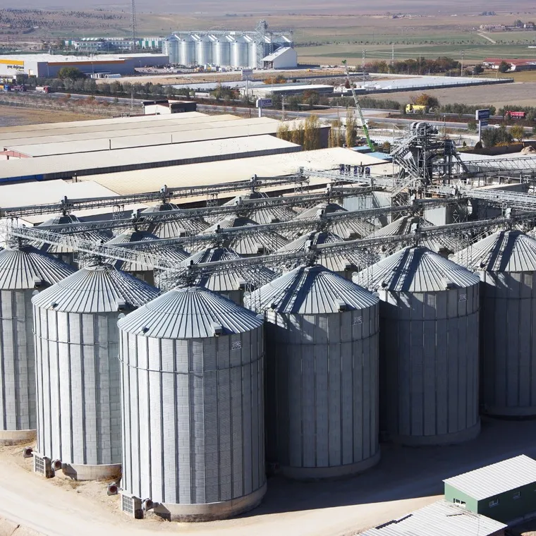 Production line to produce grain silos, turn key solution