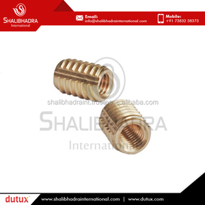 Écrou d'insertion en laiton avec logo personnalisé fabriqué avec un matériau en laiton durable - Product Image 4