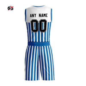 Conjunto de ropa de equipo de baloncesto, Jersey y pantalones cortos, 100% poliéster, tela fina, personalizada, sublimación, uniforme de impresión de alta calidad - Product Image 2