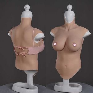 URCHOICE Silikon Setengah Tubuh Payudara Payudara Payudara Palsu Transgender Payudara Palsu Dada Dada Dada Dada Pria Besar Cangkir E Silikon - Product Image 1
