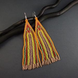 Pendientes artesanales de cuentas Bliss Seed - Product Image 1