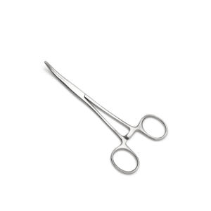 ชุดคีมหนีบสเตนเลสแบบโค้งตรงอุปกรณ์ผ่าตัดพื้นฐานแบบแมนนวล - Product Image 6