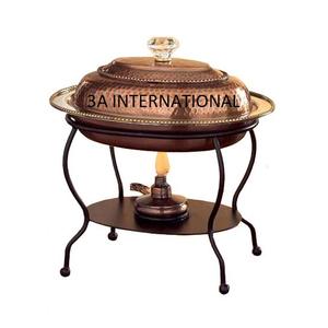 Restaurantes Cocina Mesa Suministros de alimentos Plato de frotamiento Vajilla de fiesta de boda Catering decorativo Plato de frotamiento - Product Image 5