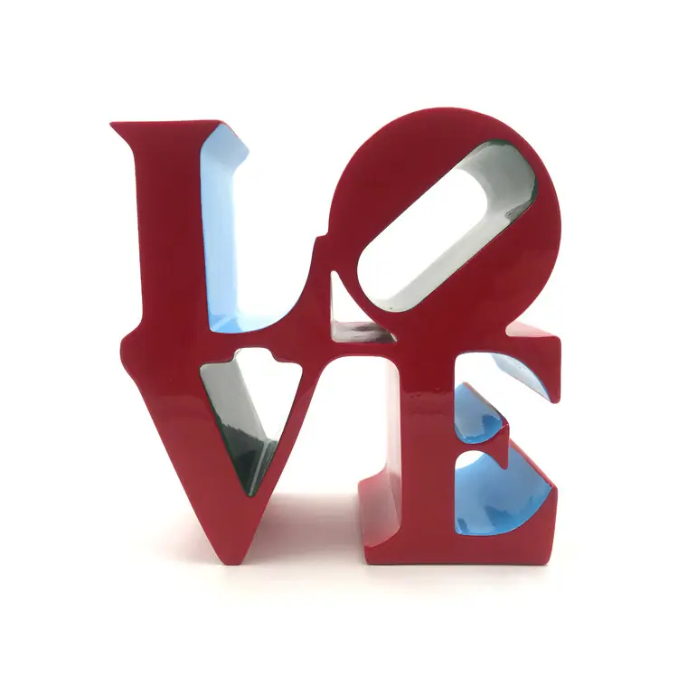 Dropship Diy Name Desktop Love Sculpture Valentine's Day Gift Ideas Resin Love Wedding Statue