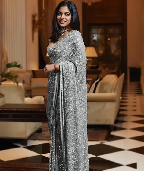 Nuovo Designer Bollywood Style Fancy completamente sequenza Saree per Ladies Partywear Festival Wear prezzo all'ingrosso Sarees