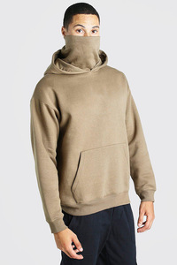 Sudadera con capucha y logotipo personalizado para hombre, forro polar de poliéster/algodón pesado de talla grande para invierno - Product Image 2