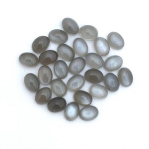 8mm 10mm naturel gris pierre de lune lisse ovale lâche semi-précieux Cabochon boutique maintenant du fournisseur à la boutique en ligne d'usine en gros - Product Image 1
