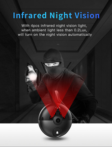 Tuya 4.3 इंच डिजिटल घंटी गति का पता लगाने 1080P के साथ <span class=keywords><strong>peephole</strong></span> कैमरा दरवाजा दर्शक दूरस्थ वीडियो इंटरकॉम वाईफाई दरवाजा दर्शक - Product Image 6