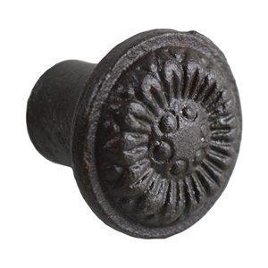 Petits boutons de meuble en fonte et métal, sous forme de boutons, pour décoration de maison, Design en fonte, finition peinte, poignées de tiroir, fait à la main, bon marché - Product Image 2