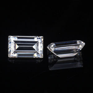 Alta calidad 2X4mm Baguette Cut Natural Clear Quartz Crystal IGI Certified Faceted Loose Gemstone Precio de fábrica al por mayor - Product Image 1