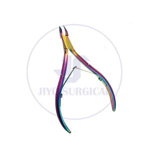 Pince à cuticules durable en acier inoxydable avec poignée ergonomique pour manucure, pédicure et toilettage des ongles certifiée CE ISO - Product Image 3