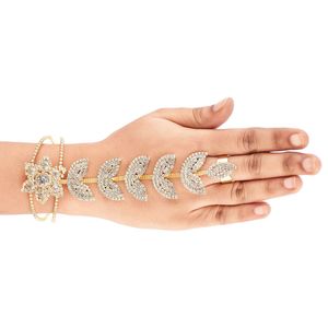 Pha Lê Lạ Mắt Liên Kết Chuỗi Vòng Đeo Tay Có <span class=keywords><strong>Phool</strong></span> Cho Phụ Nữ Cô Gái - Product Image 2