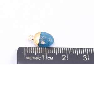 Apatite 12 to 14 MM With Bail Oval Shape Gold Plated Pendant For <b>Jewellery</b> Making - Product Image 4