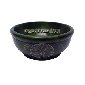 Cuenco de Piedra de Savia Ecológico, Hecho a Mano, Duradero, de 5x5 Pulgadas, Redondo, para Decoración del Hogar, Wicca, Hechizos Paganos, Altar - Product Image 1
