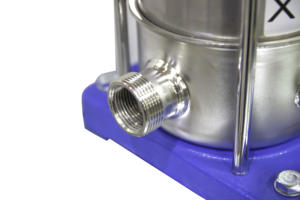 XVM-bomba Vertical multietapa AISI, acero inoxidable, alta presión, en línea, turca, para uso de agua limpia - Product Image 5